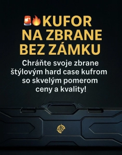 Kufor na zbrane 125x25x11 bez zámku