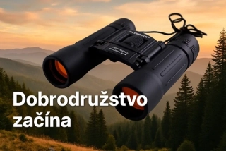 Ďalekohľad Humvee Black 12x25 Compact